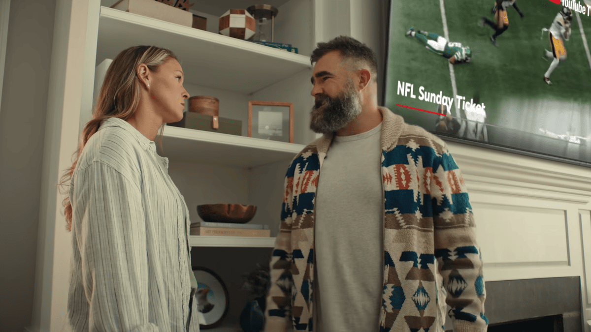 NFL Fans Already Over Jason and Kylie Kelce's Sunday Ticket Ad