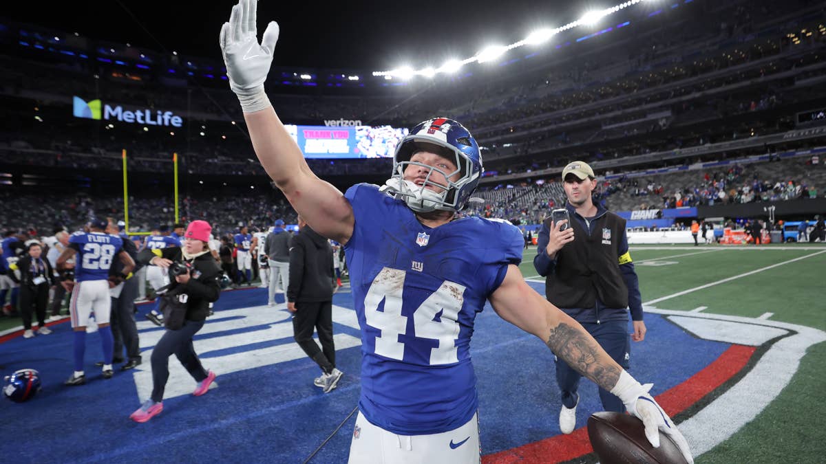 NFL Fans Roast Cam Skattebo's '2,000 Yards' Pledge After Broken Leg