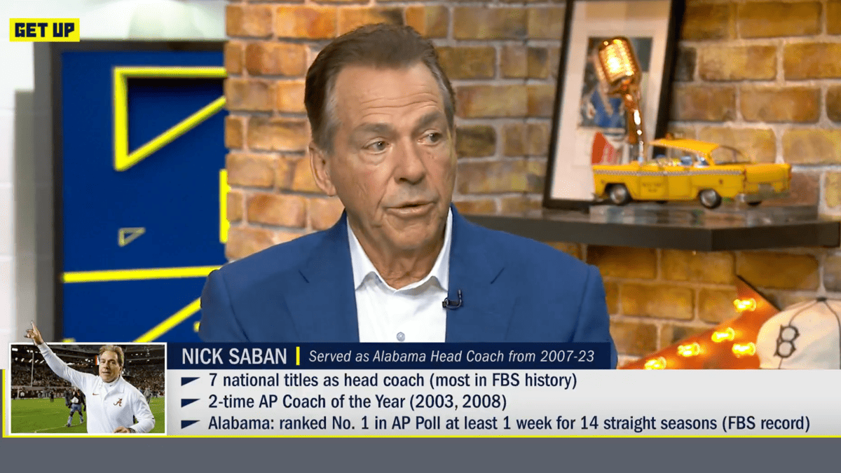 Nick Saban Faces 'Liar' Accusation Over College Sports Act on ESPN