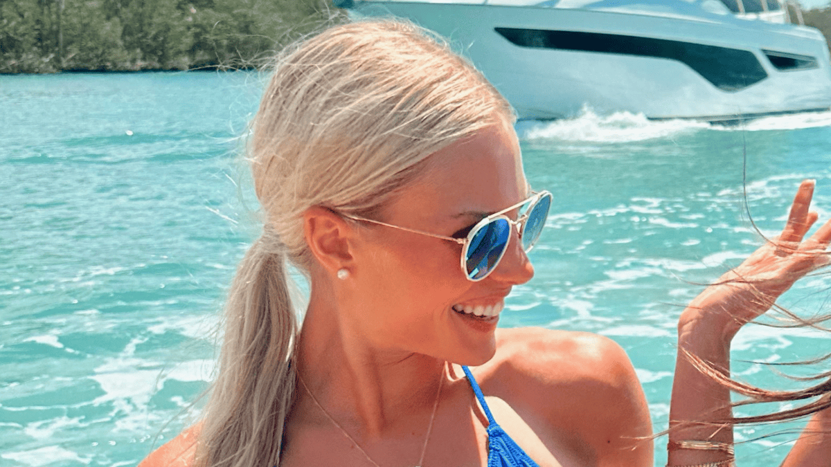 Olympian Parker Valby Turns Up the Heat in Stunning Blue Swimsuit Photo