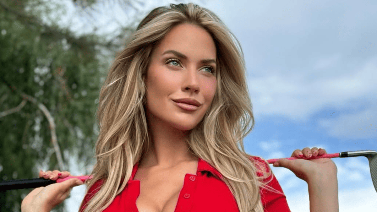Paige Spiranac's Fiery Red Golf Outfit Ignites Social Media Frenzy
