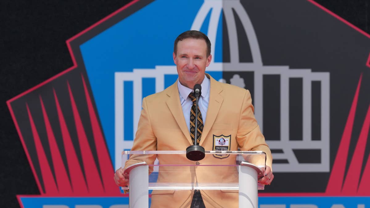 Saints Fans Roast Drew Brees' Hall of Fame Bust: 'Who Is That?'