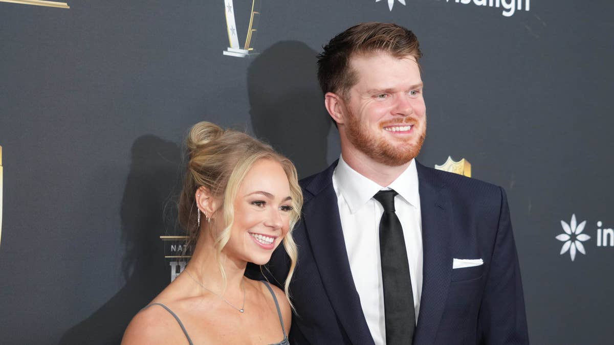 Sam Darnold's Wedding Photo Caption Has NFL Fans Cheering His Championship Year
