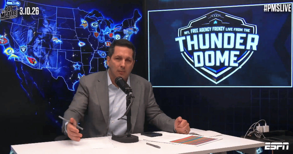 Schefter's Free Agency Studio Sparks Hilarious 'InfoWars' Comparisons