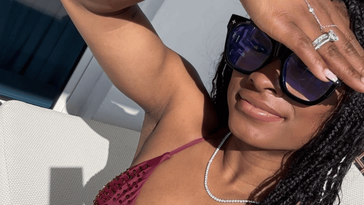 Simone Biles Ignites Instagram Frenzy with Stunning Red Swimsuit Snap