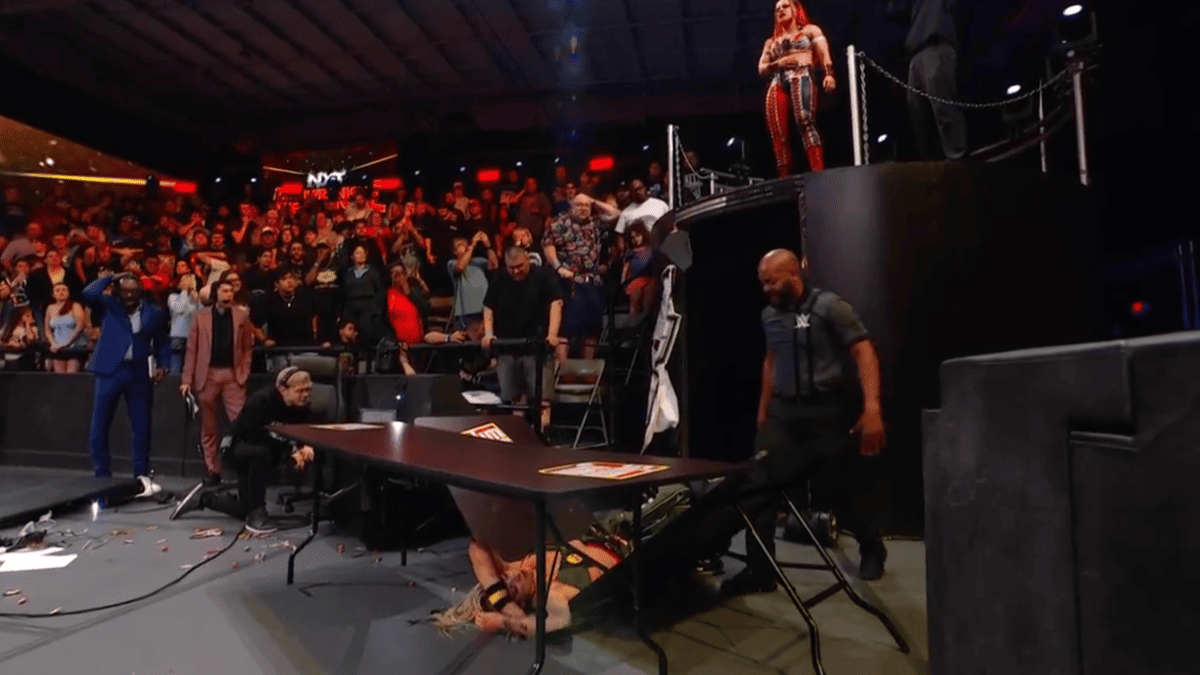 Sol Ruca's Scary Table Crash Sends WWE Universe into Panic Mode
