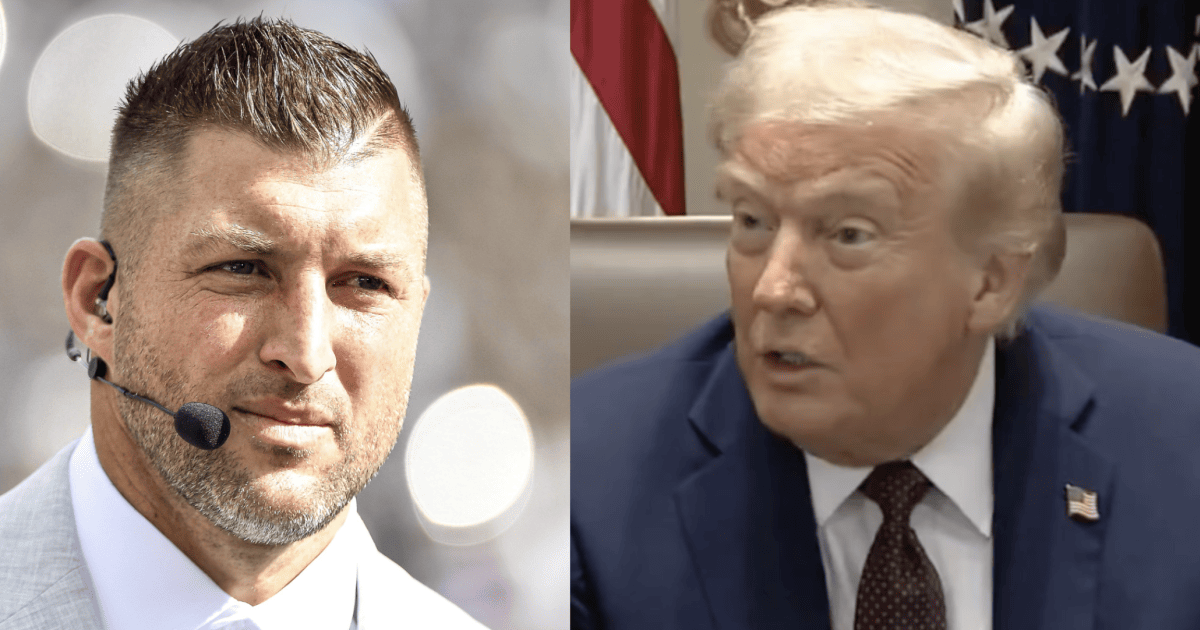 Tebow's Faithful Easter Message Contrasts Sharply With Trump's Social Media Post