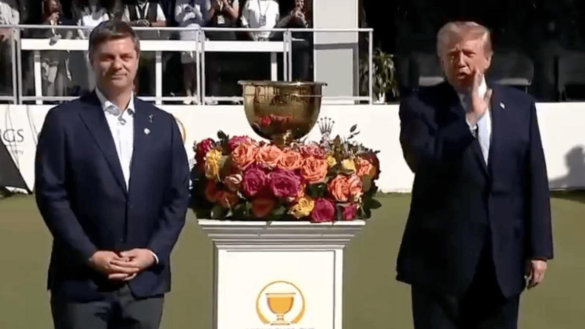 Trump Booed Loudly at Presidents Cup, Golf Fans Stunned