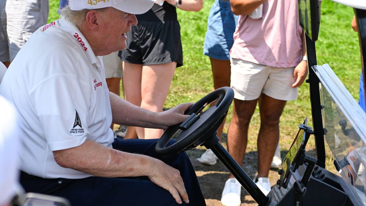 Trump's Doctor Explains Mystery Bruises Seen at LIV Golf