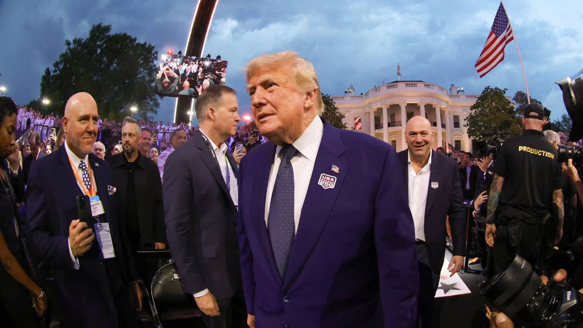 Trump's Silent Move After UFC Fighter's Michelle Obama Jab Goes Viral