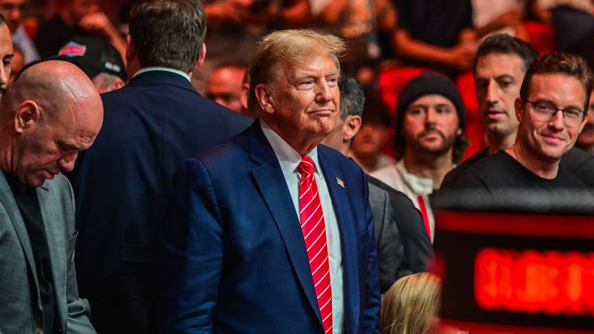 Trump's UFC Entrance Met With Uncharacteristic Boos in Miami