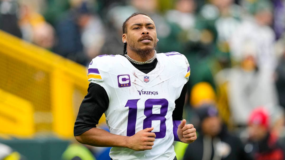 Vikings' Justin Jefferson Questionable After Ankle Injury