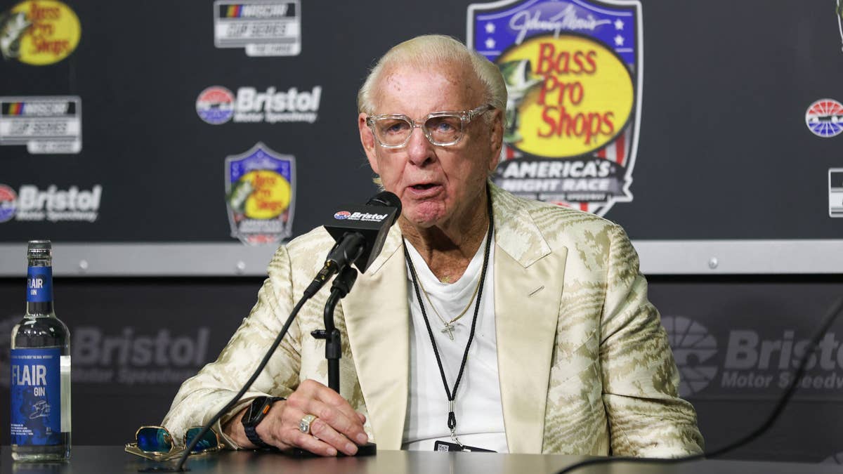 Wrestling Icon Ric Flair Hospitalized After Fall Outside Florida Restaurant
