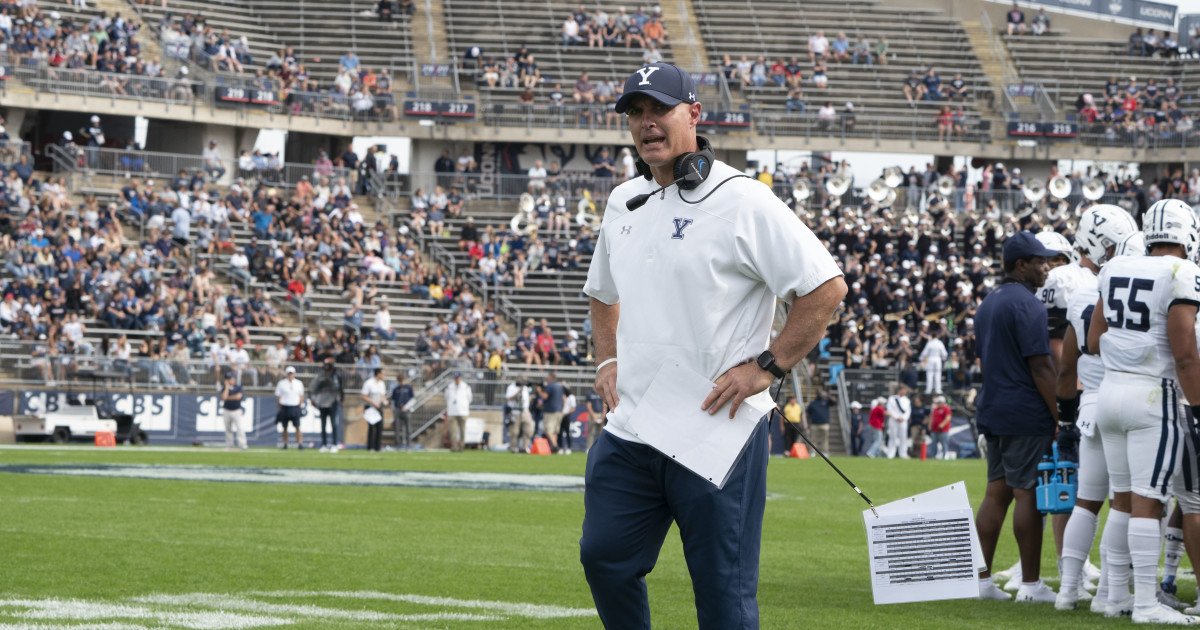 Yale Football Shaken as Head Coach Tony Reno Resigns Immediately for Health Reasons